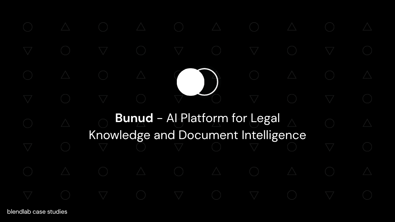 Bunud — AI Platform for Legal Knowledge and Document Intelligence